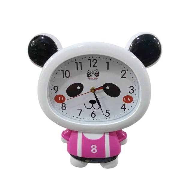 Детские настенные часы SS-045, белые/розовые