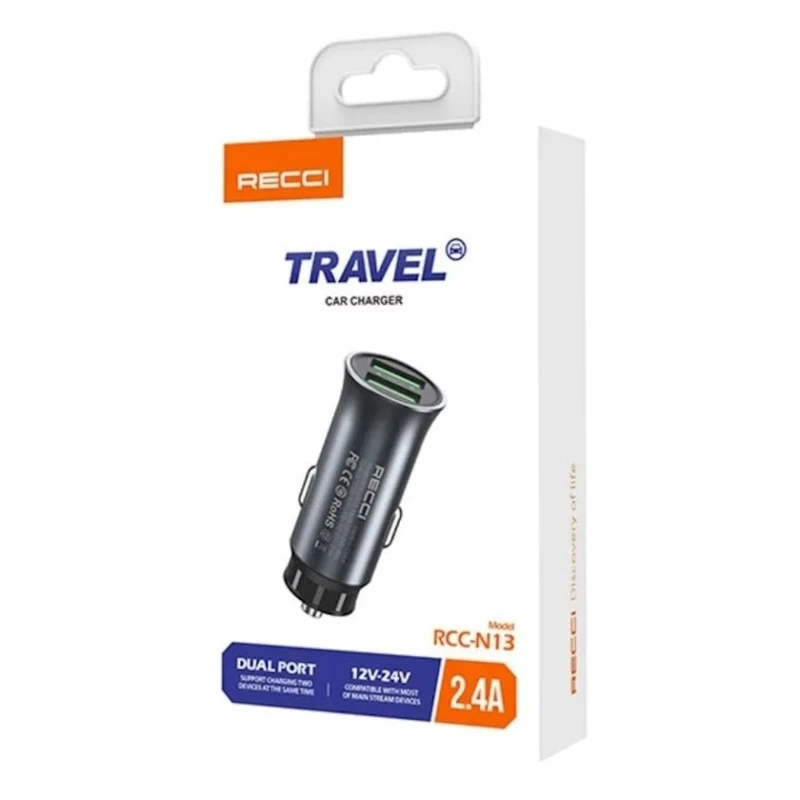 Автомобильное зарядное устройство Recci Travel RCC-N13 Автомобильное зарядное устройство Recci Travel RCC-N13