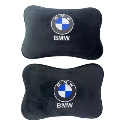Подушка-подголовник avto674 BMW, 28x20 см, черный Подушка-подголовник avto674 BMW, 28x20 см, черный