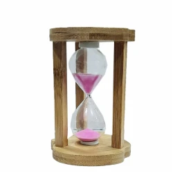 Песочные часы деревянные, на 5 минут, 12x8 см