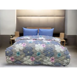 Одеяло MiraNova 050, односпальное, бамбуковый синтепон, разноцветное, 155х215 см Одеяло MiraNova 050, односпальное, бамбуковый синтепон, разноцветное, 155х215 см