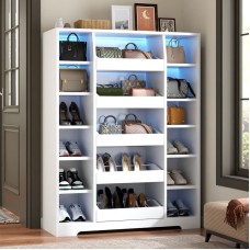 Ayaqqabı üçün tumba Art Mebel 85, laminat, ağ, 210х150х30 sm