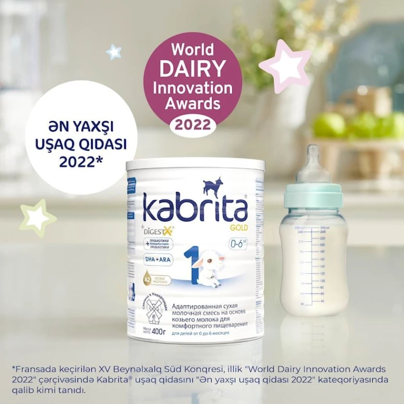 Сухая молочная смесь Kabrita 1 Gold адаптированная на основе козьего молока, от 0 до 6 месяцев, 400 г (8716677007373). Сухая молочная смесь Kabrita 1 Gold адаптированная на основе козьего молока, от 0 до 6 месяцев, 400 г (8716677007373).