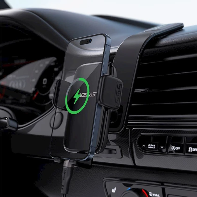 Автомобильный держатель для телефона Acefast D28 Black Автомобильный держатель для телефона Acefast D28 Black