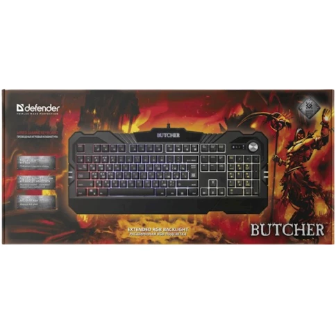Игровая клавиатура Defender Butcher GK-193DL