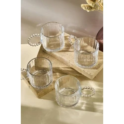 Набор чашек Perotti Ringo, стекло, прозрачный, 4 шт.