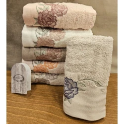 Hamam üçün dəsmal dəsti Purry 00004562, 70x140 sm, 6 əd