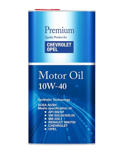Yarısintetik motor yağı Fanfaro Chevrolet Opel 10W-40, 5 L