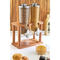 Saxlama qabı Sante HMSD_S20 şüşə, şəffaf, 41x29x15 sm, 2 əd