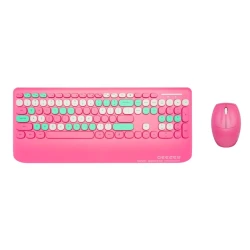 Комплект клавиатура и мышь Geezer SMK-679395AGPK Pink