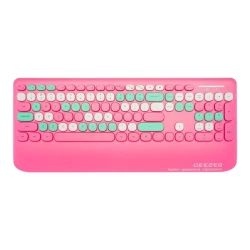 Комплект клавиатура и мышь Geezer SMK-679395AGPK Pink