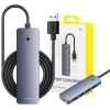 USB HUB Baseus UltraJoy Series 4 in 1 Space Grey, 200 см USB HUB Baseus UltraJoy Series 4 in 1 Space Grey, 200 см