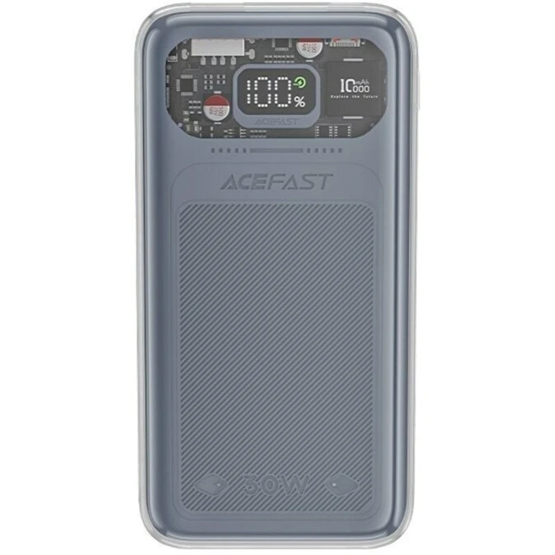 Внешний аккумулятор Acefast M1 10000 mAh Grey Внешний аккумулятор Acefast M1 10000 mAh Grey