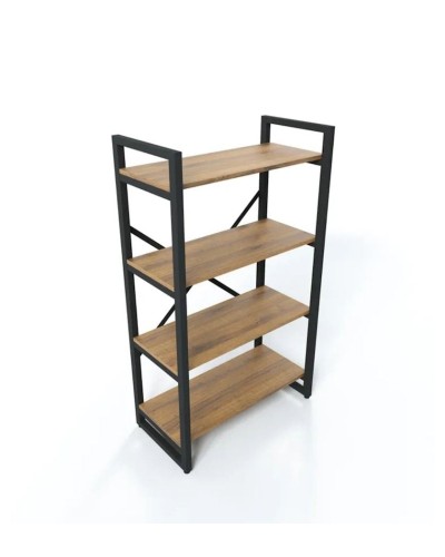 Stellaj 3563_LoftBruno4Votan, 68x34x118 sm, LDSP, qəhvəyi