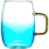 Набор чашек Ardesto Blue Atlantic AR2630BA, 2 шт, 300 мл, боросиликатное стекло, голубой