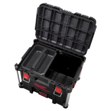 Qutu Milwaukee Packout Tool Box XL, 560x410x420 mm, qara