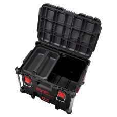 Qutu Milwaukee Packout Tool Box XL, 560x410x420 mm, qara