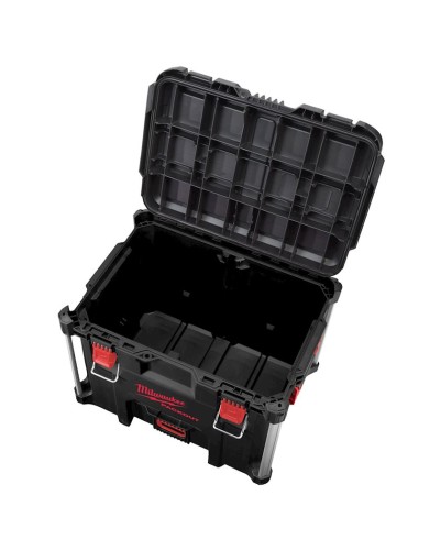 Qutu Milwaukee Packout Tool Box XL, 560x410x420 mm, qara