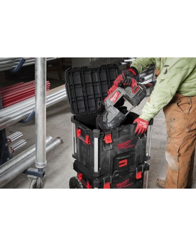 Qutu Milwaukee Packout Tool Box XL, 560x410x420 mm, qara
