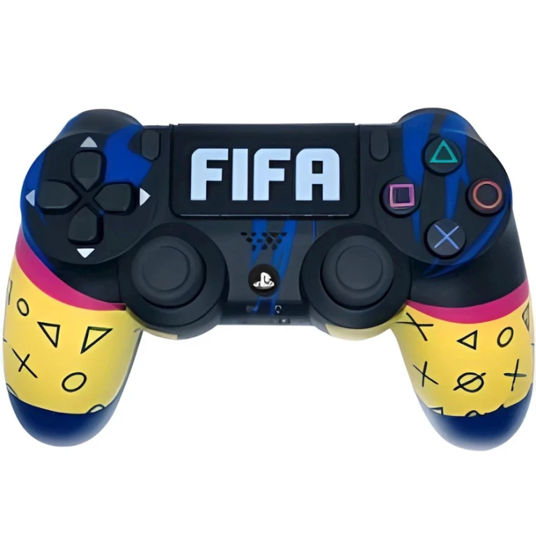 Геймпад Sony PlayStation 4 DualShock 4 Fifa чёрно-жёлтый ps4 fifa чёрный Геймпад Sony PlayStation 4 DualShock 4 Fifa чёрно-жёлтый ps4 fifa чёрный