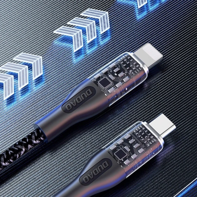 Кабель USB DUDAO L22 30W Fast Charge Type-C to Lightning, Черный Кабель USB DUDAO L22 30W Fast Charge Type-C to Lightning, Черный