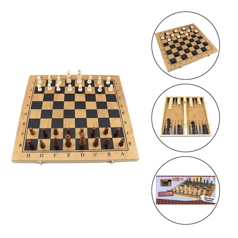 Шахматы + шашки + нарды (3 в 1), дерево, бежевые, 40х40 см Шахматы + шашки + нарды (3 в 1), дерево, бежевые, 40х40 см