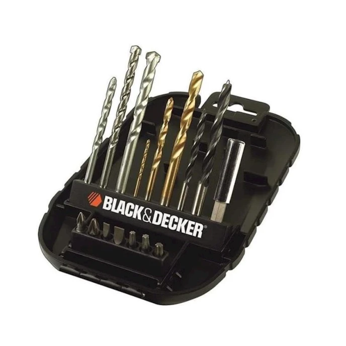 Bita və burğu dəsti Black+Decker A7186-XJ