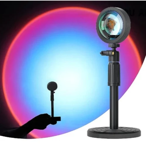 Проекционный светильник Q07 Rainbow, с эффектом заката Проекционный светильник Q07 Rainbow, с эффектом заката