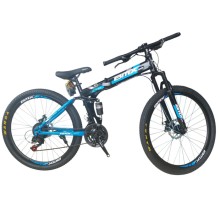 Velosiped BMX 26 GTR-102 göy/qara, qatlanan