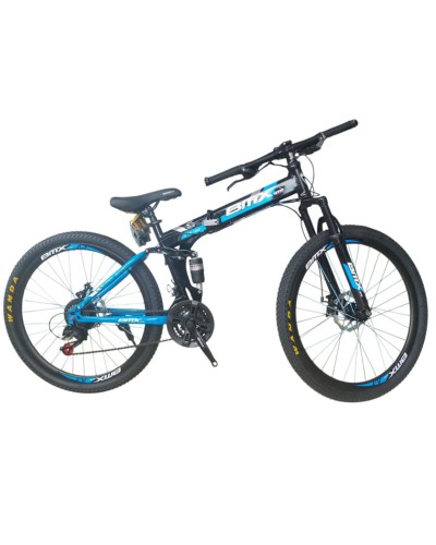 Velosiped BMX 26 GTR-102 göy/qara, qatlanan