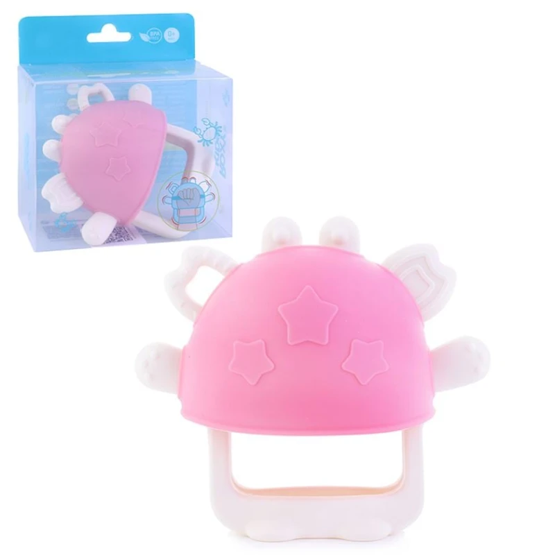 Diş çıxaran Roxy Kids Crabby, çəhrayı, 0+