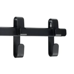 Крючки для одежды JYSK Galsted, 5 шт, 50x10x3 см, металл, черный