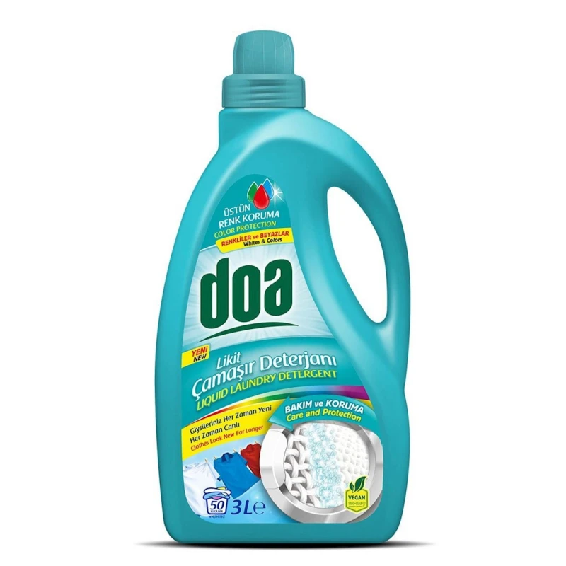 Жидкость для стирки Doa для белого и цветного белья, 3 л Жидкость для стирки Doa для белого и цветного белья, 3 л