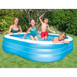 Надувной бассейн Intex H571995495, 229х229х56 см, 1250 л, синий