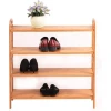 Стеллаж для обуви NH_5454FS28, бамбук, коричневый, 26х60х68 см