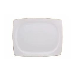 Сервиз обеденный Porland Riva 04PLM005425, 24 предмета, на 6 персон, фарфор, белый