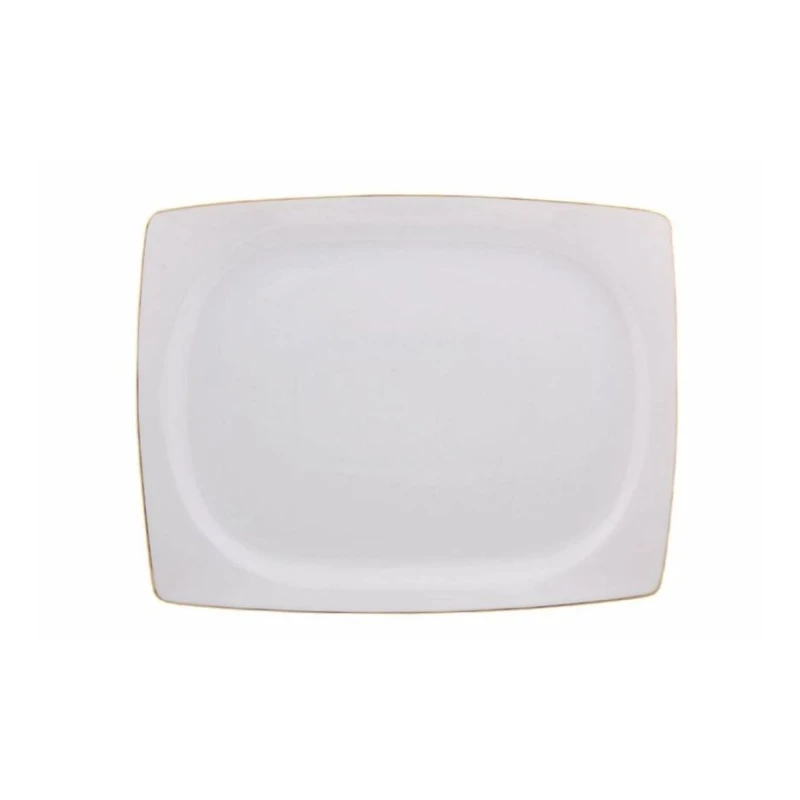 Сервиз обеденный Porland Riva 04PLM005425, 24 предмета, на 6 персон, фарфор, белый