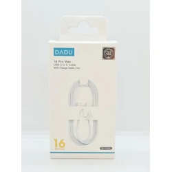 Kabel Dadu 16 Pro Max 60W Type-C to Type-C 1 m