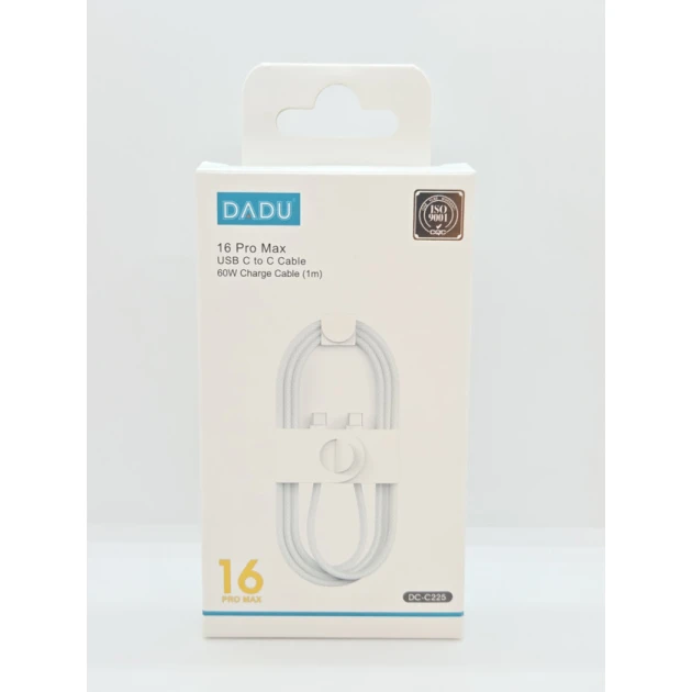 Kabel Dadu 16 Pro Max 60W Type-C to Type-C 1 m Kabel Dadu 16 Pro Max 60W Type-C to Type-C 1 m