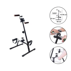 Механический велотренажер 4839, 4 педали, черный Механический велотренажер 4839, 4 педали, черный