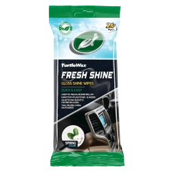 Влажные салфетки для очищения и защиты панели приборов Turtle Wax Fresh Shine Gloss Wipes 24 шт