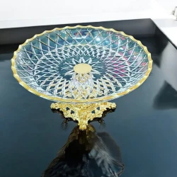 Стойка для торта Gallery Home GH-000194, стекло, прозрачная, 29 см