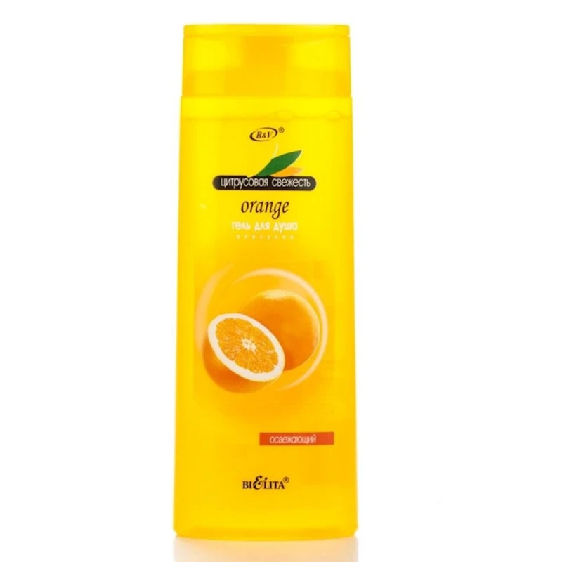 Гель для душа Bielita Цитрусовая Свежесть Апельсин, 400 мл