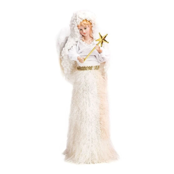 Dekorativ heykəlcik Hom-me Mələk 104486, ağ