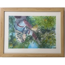 Rəsm Azərbaycanın zəhmətkeş qadınları, akvarel, 50x38 sm (inceart005)