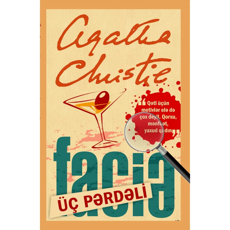 Книга Üç pərdəli faciə, автор Aqata Kristi