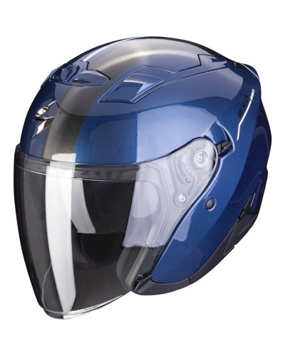 Motosiklet dəbilqəsi Scorpion EXO-230 SR Dark Blue-White S