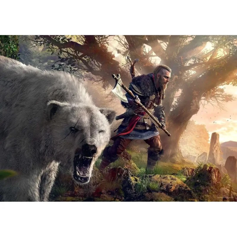 Пазл Good Loot Assassins Creed Valhalla: Eivor & Polar Bear, 1000 элементов