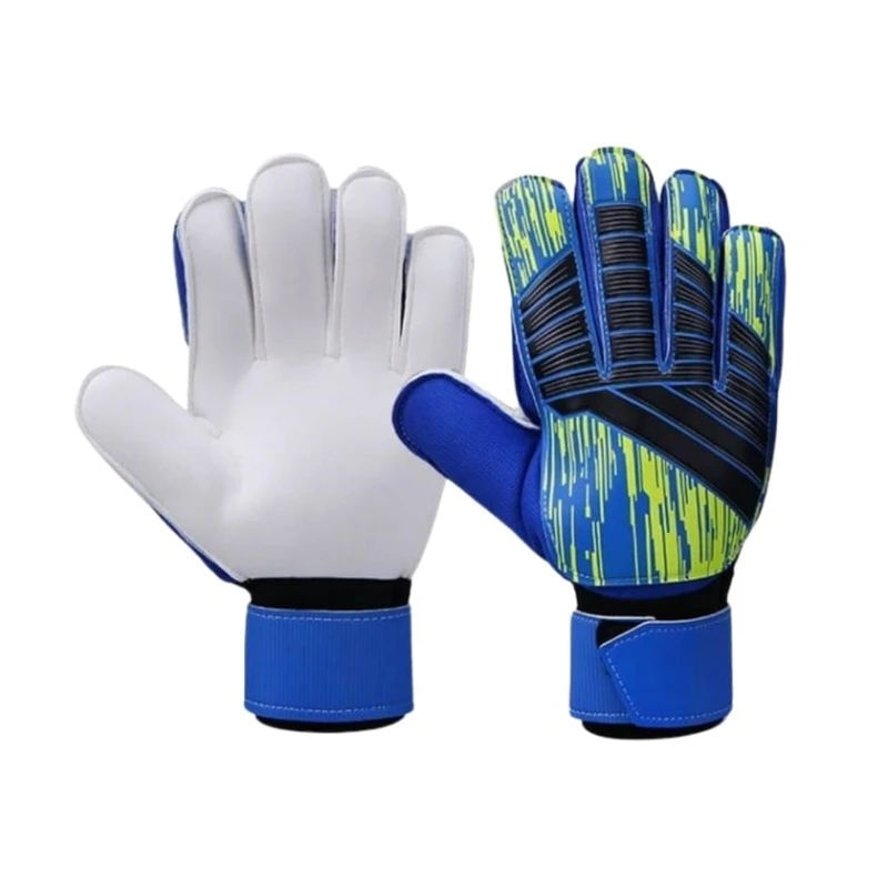 Вратарские перчатки Kahnsport_317, латекс, голубые, размер 9