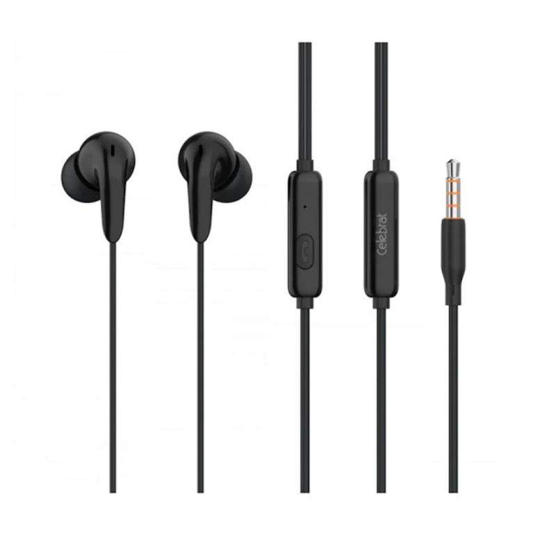 Simli qulaqlıqlar Celebrat G26 Black Simli qulaqlıqlar Celebrat G26 Black